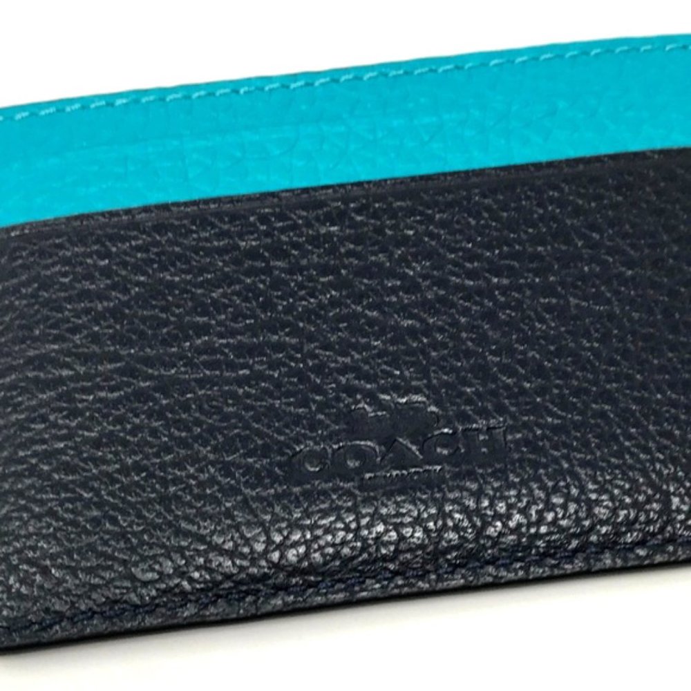 COACH Flat Card Case With Lightning Bolts … - Picture 4 of 5